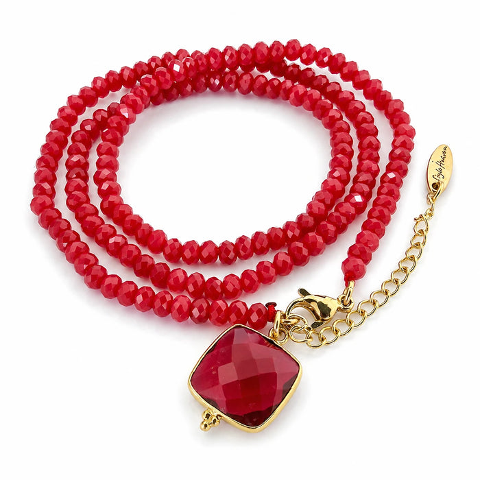 ‘Red Roses’ Wickelarmband