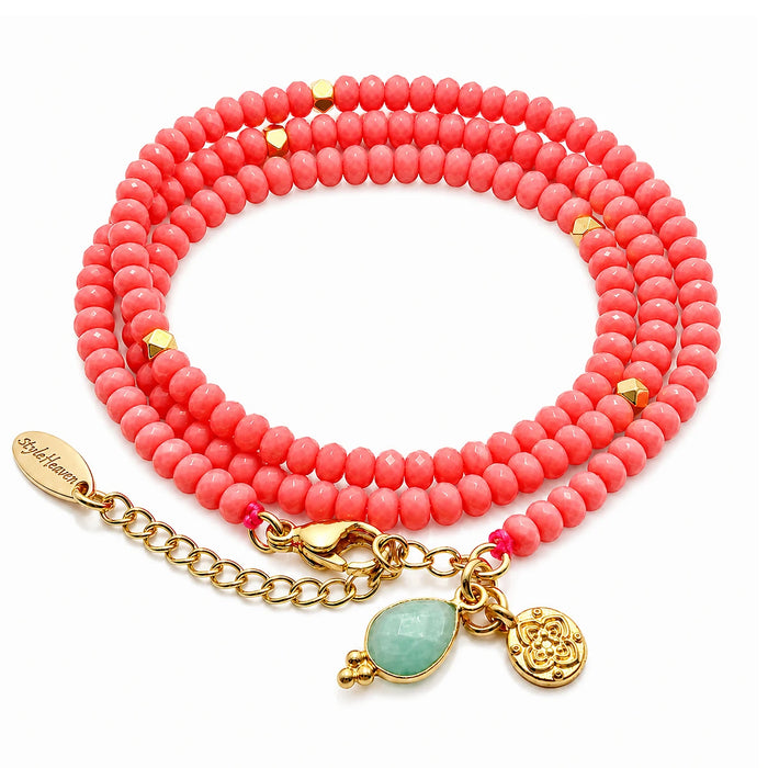 'Tropical Sun' Wickelarmband
