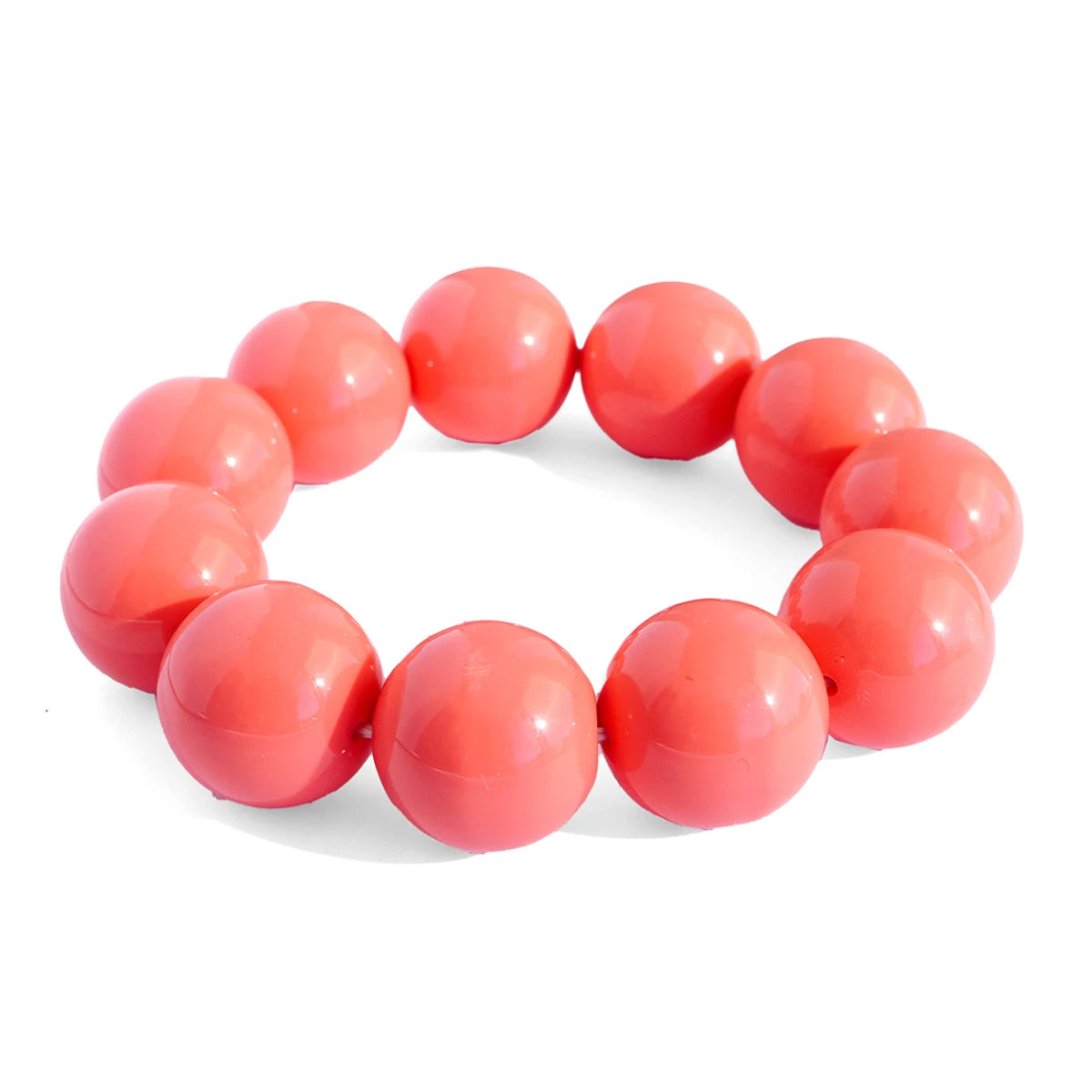 'Happy Pop' Sommer Armband, 20mm - Coral