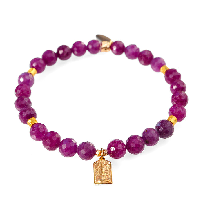 'Amaya' Bracelet - Ruby