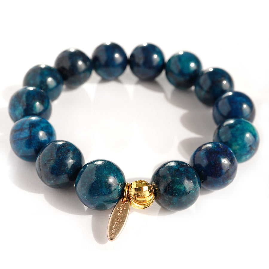 'Havana Nights’ Kugelarmband 14 mm – Apatit