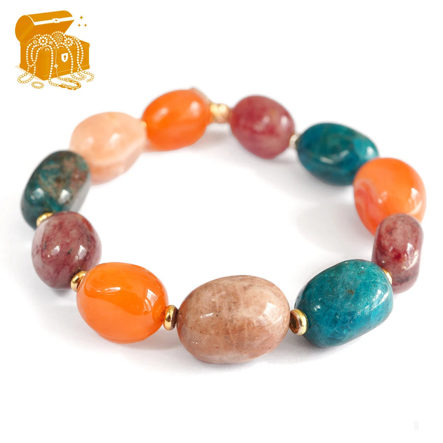 'Terra Vita' Edelsteinarmband - Edelstein Mix