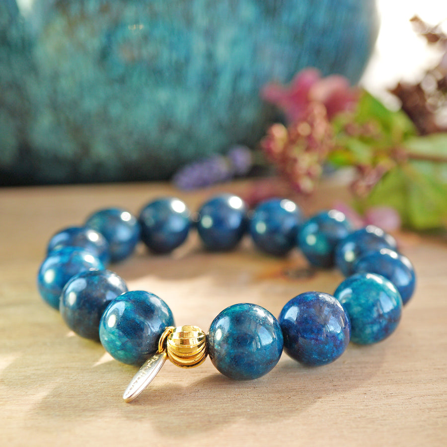 'Havana Nights’ Kugelarmband 14 mm – Apatit
