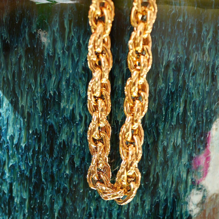 'Shiny Byzantin' Armband - 18K vergoldeter Edelstahl, wasserfest