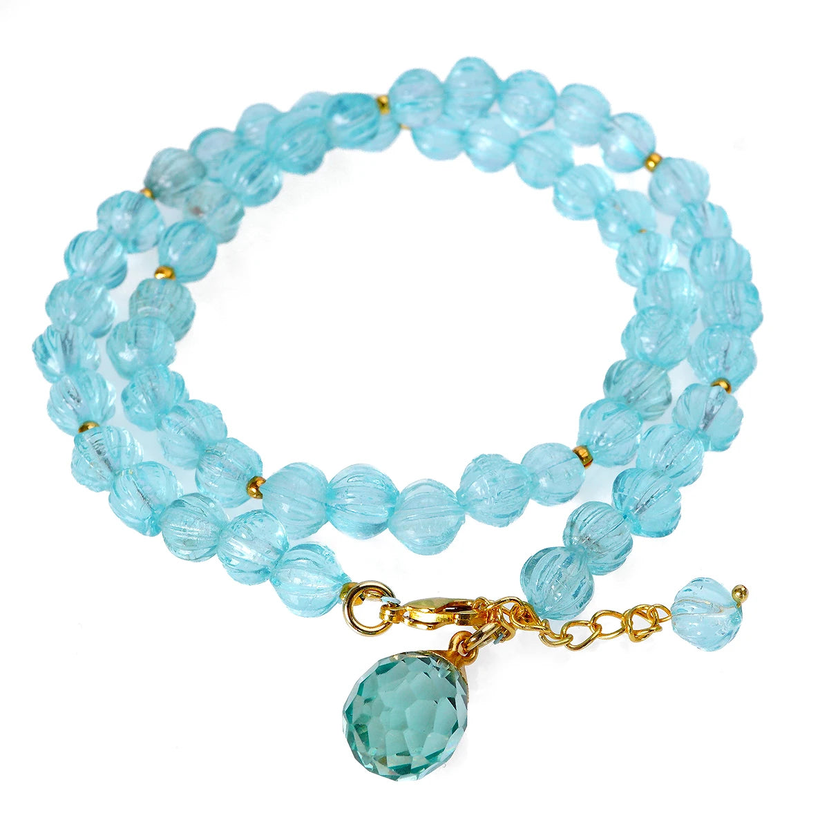 'Lagoon Light' Armband - Aquamarin