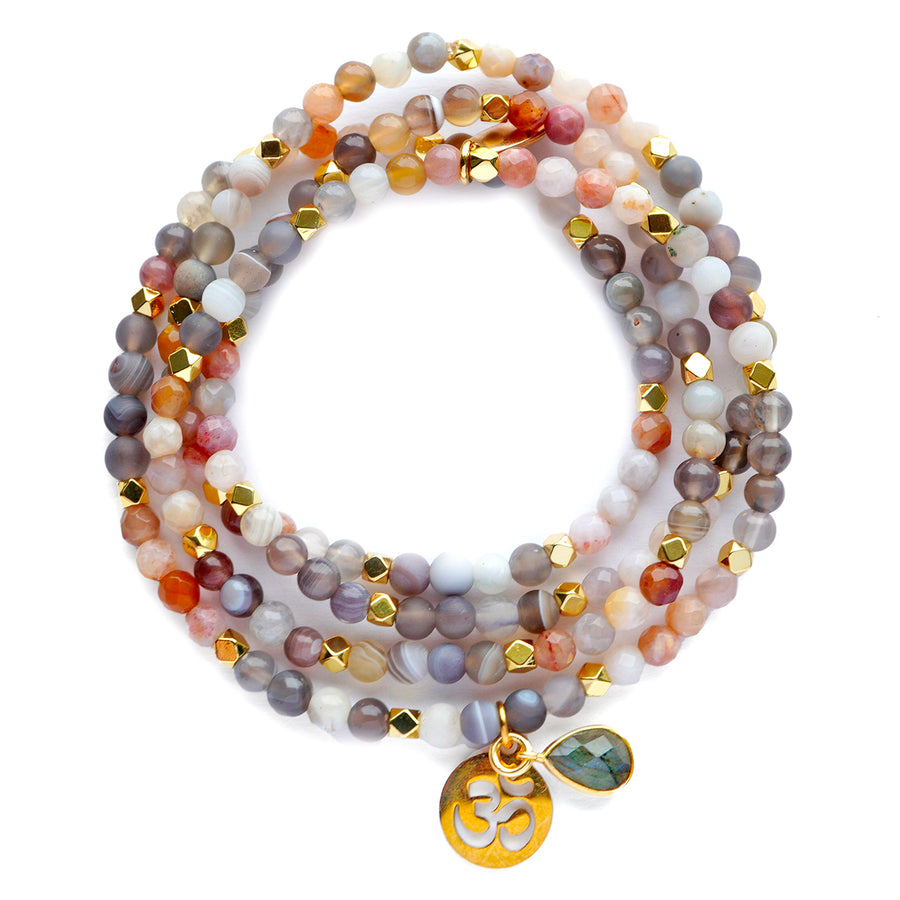 'Desert Dream' Armband aus Botswana Achat