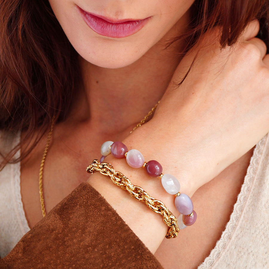 'Ambera' Armband - Südroter Achat