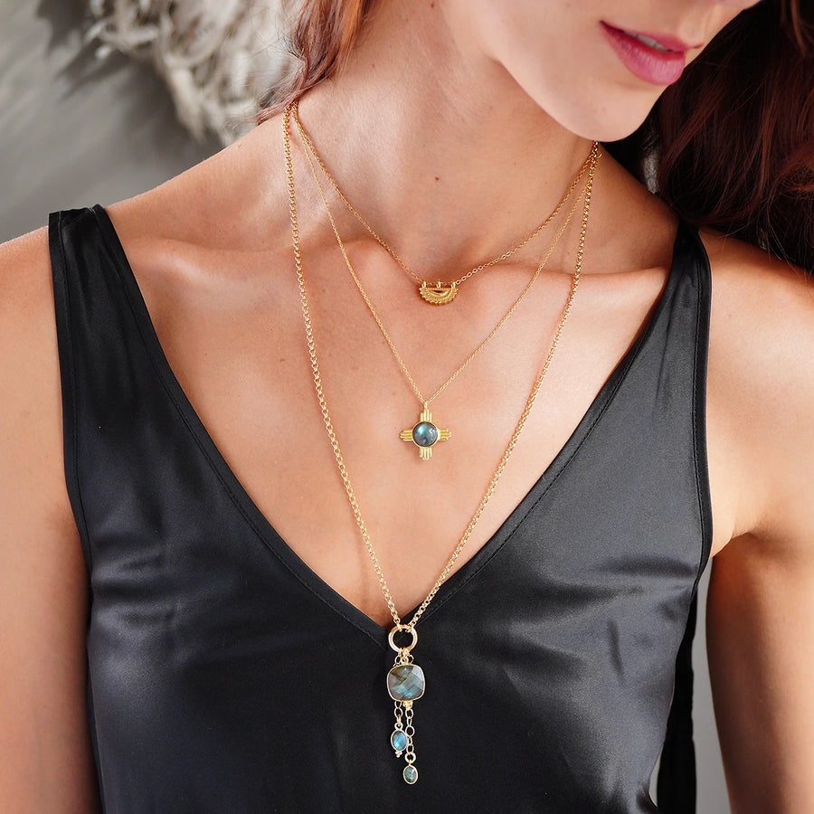 'Luna Boheme' Halskette - Labradorit