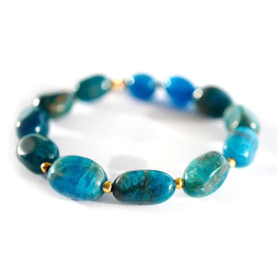 'Aqua Muse' Edelsteinarmband - Apatit