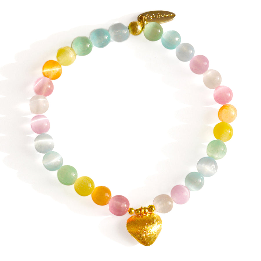 'Pastel Love' Armband, gold