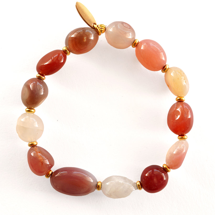 'Ambera' Armband - Südroter Achat