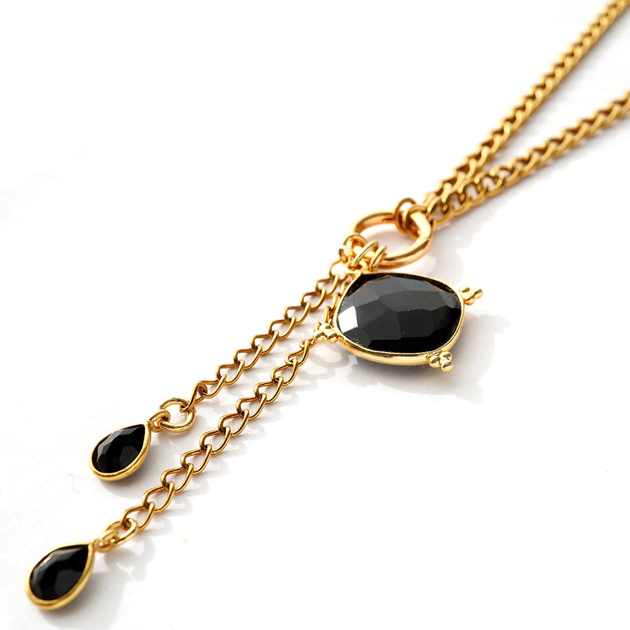 'Midnight Boheme' Halskette - Onyx