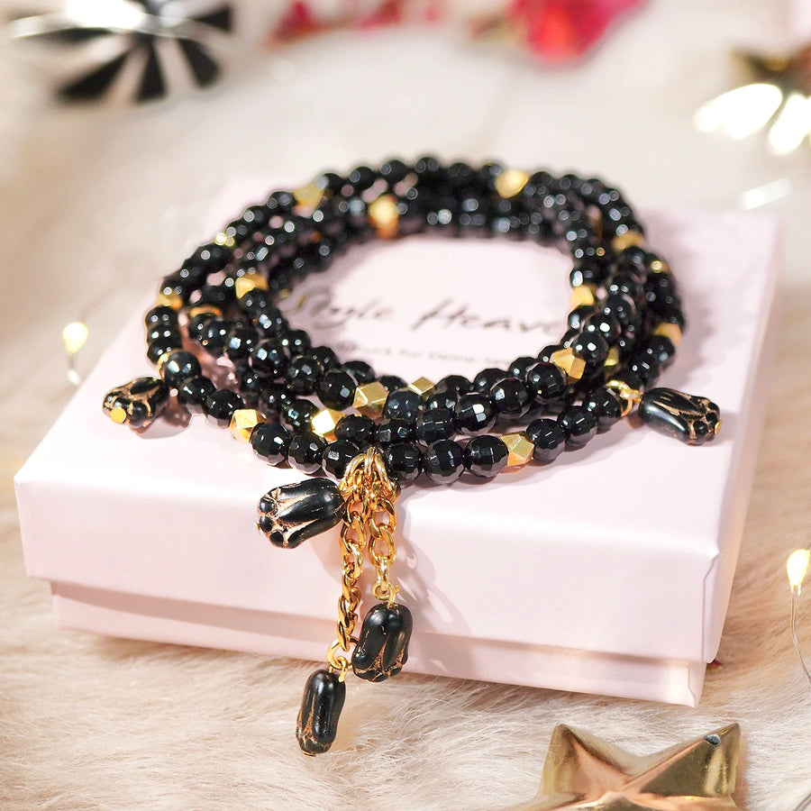 ‘Nightfall’ Armband aus Onyx