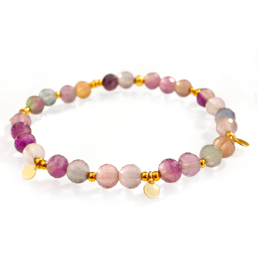 'Clarity Star' Armband – Fluorit
