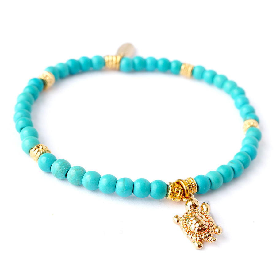 'Turquoise Turtle' Armband - türkis