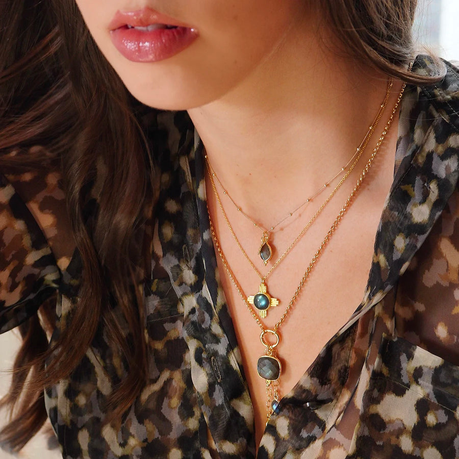 'Luna Boheme' Halskette - Labradorit