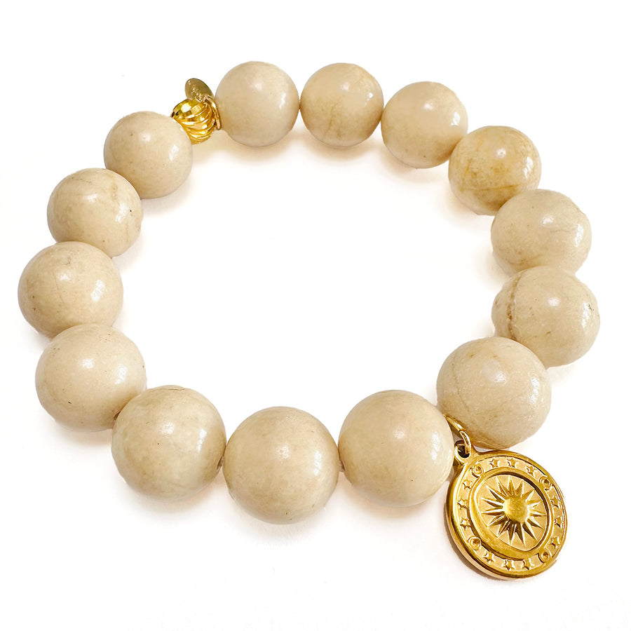 'Golden Fossil' Armband mit Anhänger