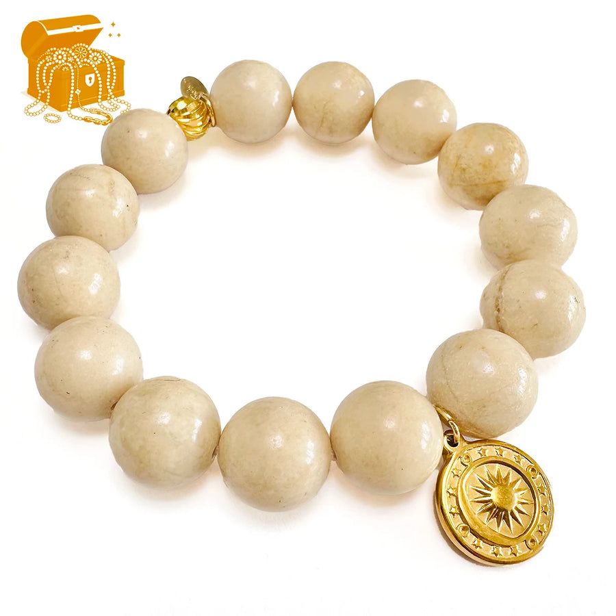 'Golden Fossil' Armband mit Anhänger