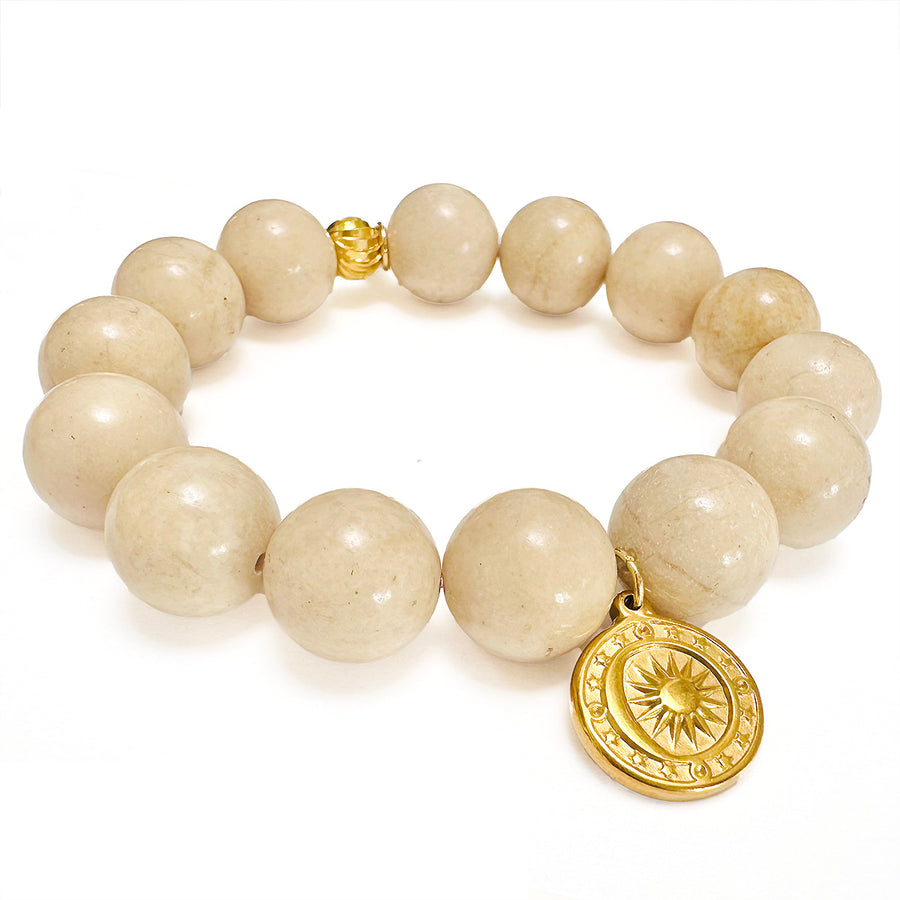 'Golden Fossil' Armband mit Anhänger
