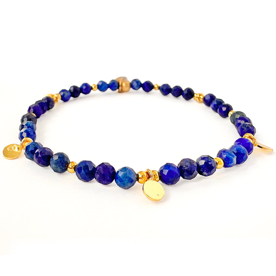 'Shades of Autumn' Armband aus Lapislazuli