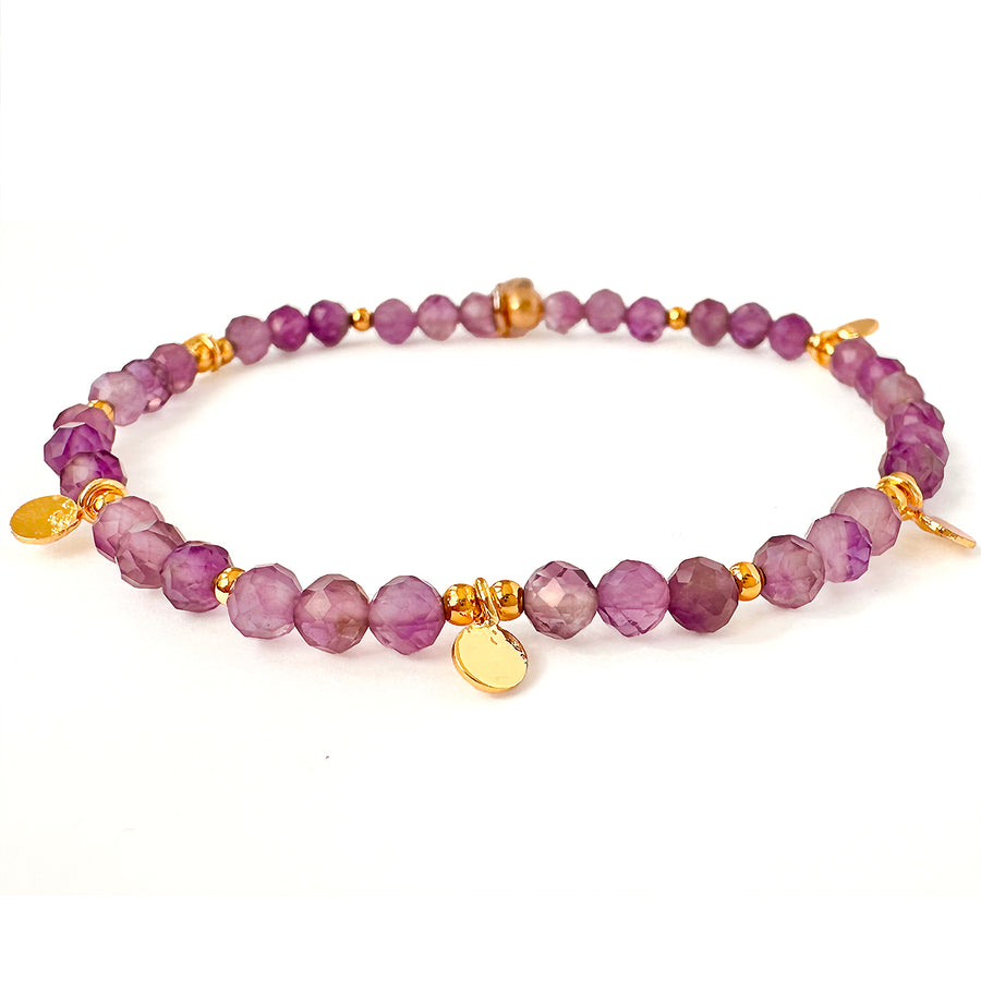 'Shades of Autumn' Armband aus Amethyst