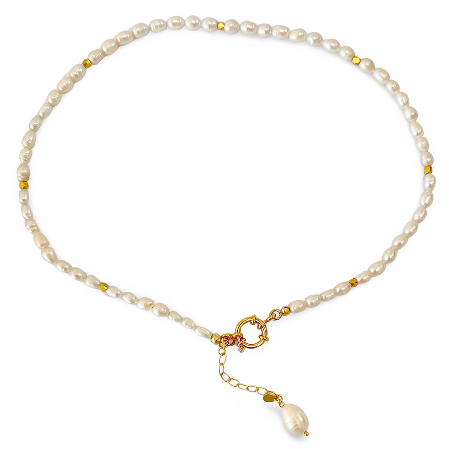 'Pearl Drop' Süßwasserperlen Halskette