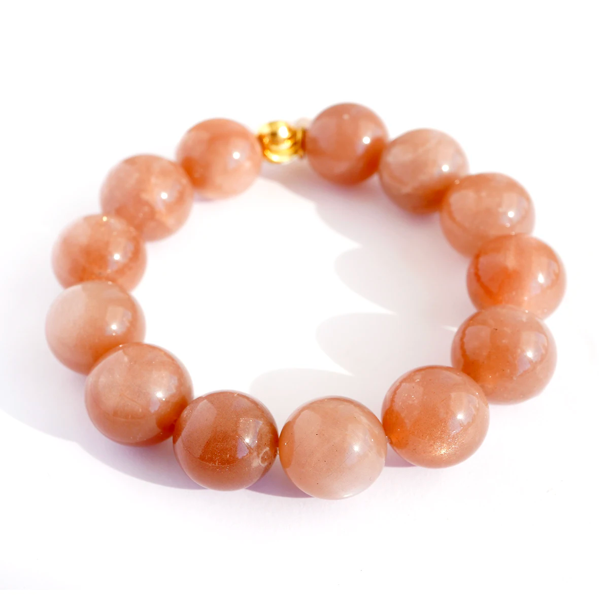 'Inner Light' Kugelarmband - Mondstein 14 mm