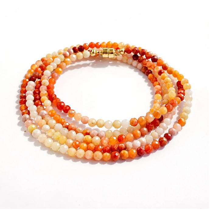 'Soft Ember' Armband - Jade