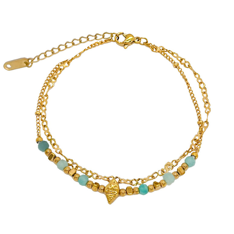 'Shell Mood' Armband - Muschel, wasserfest