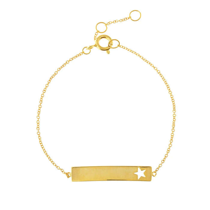 'Celtic' Bracelet, 18K gold-plated